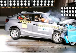 Honda Amaze scores 2-star Global NCAP crash test rating